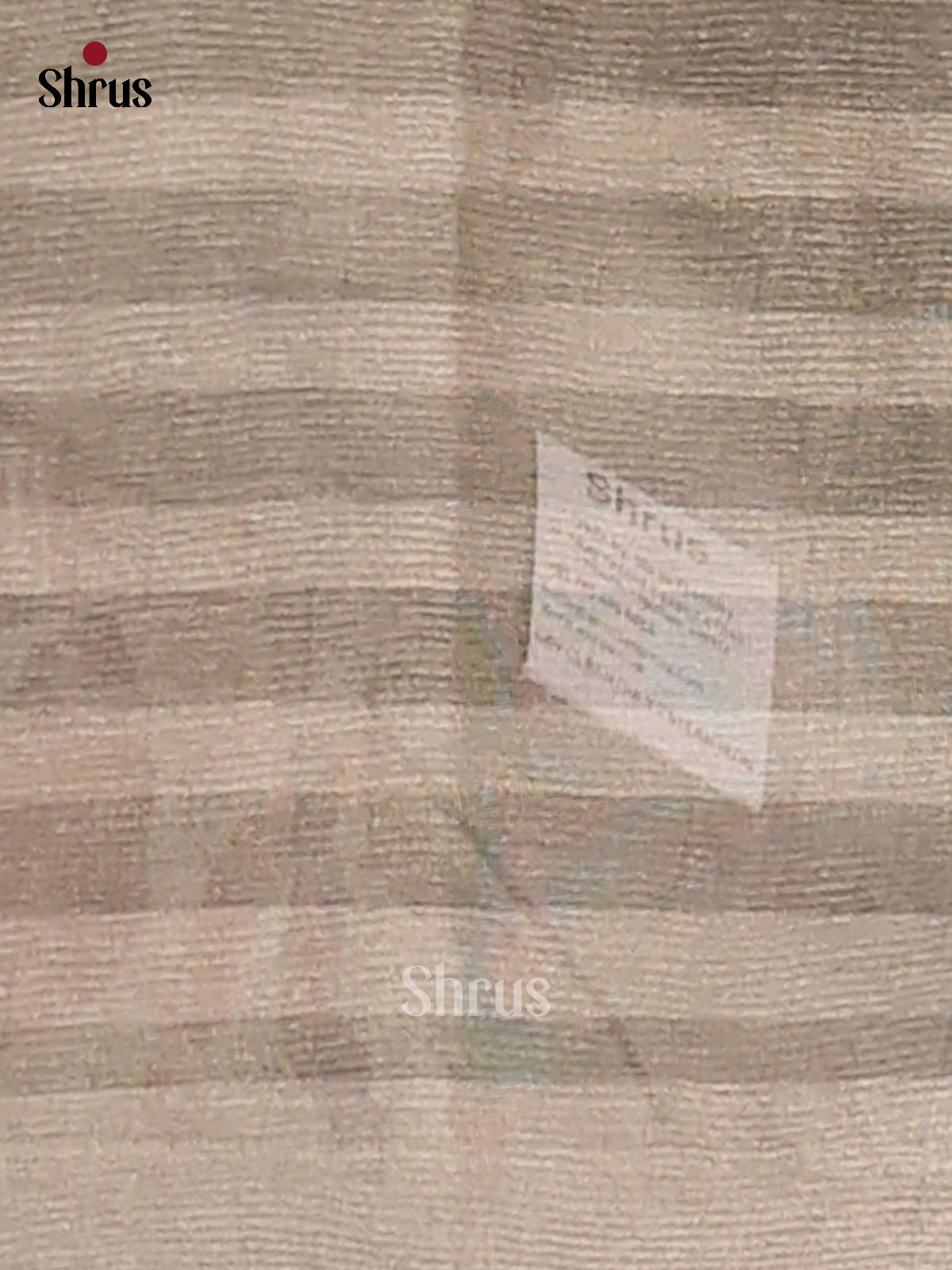 Grey - Semi Tissue Print Saree