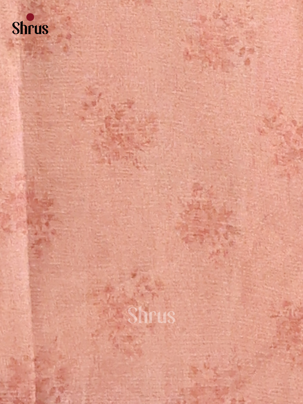 Pink - Semi Tissue Print Saree