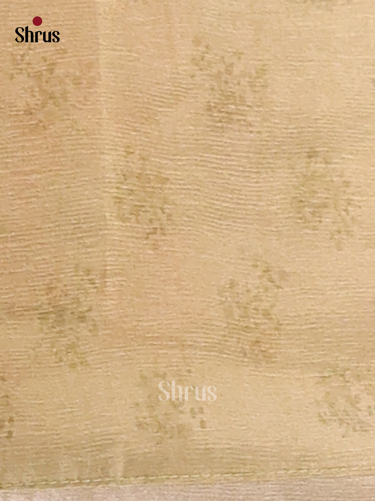 Pastel Green - Semi Tissue Print Saree