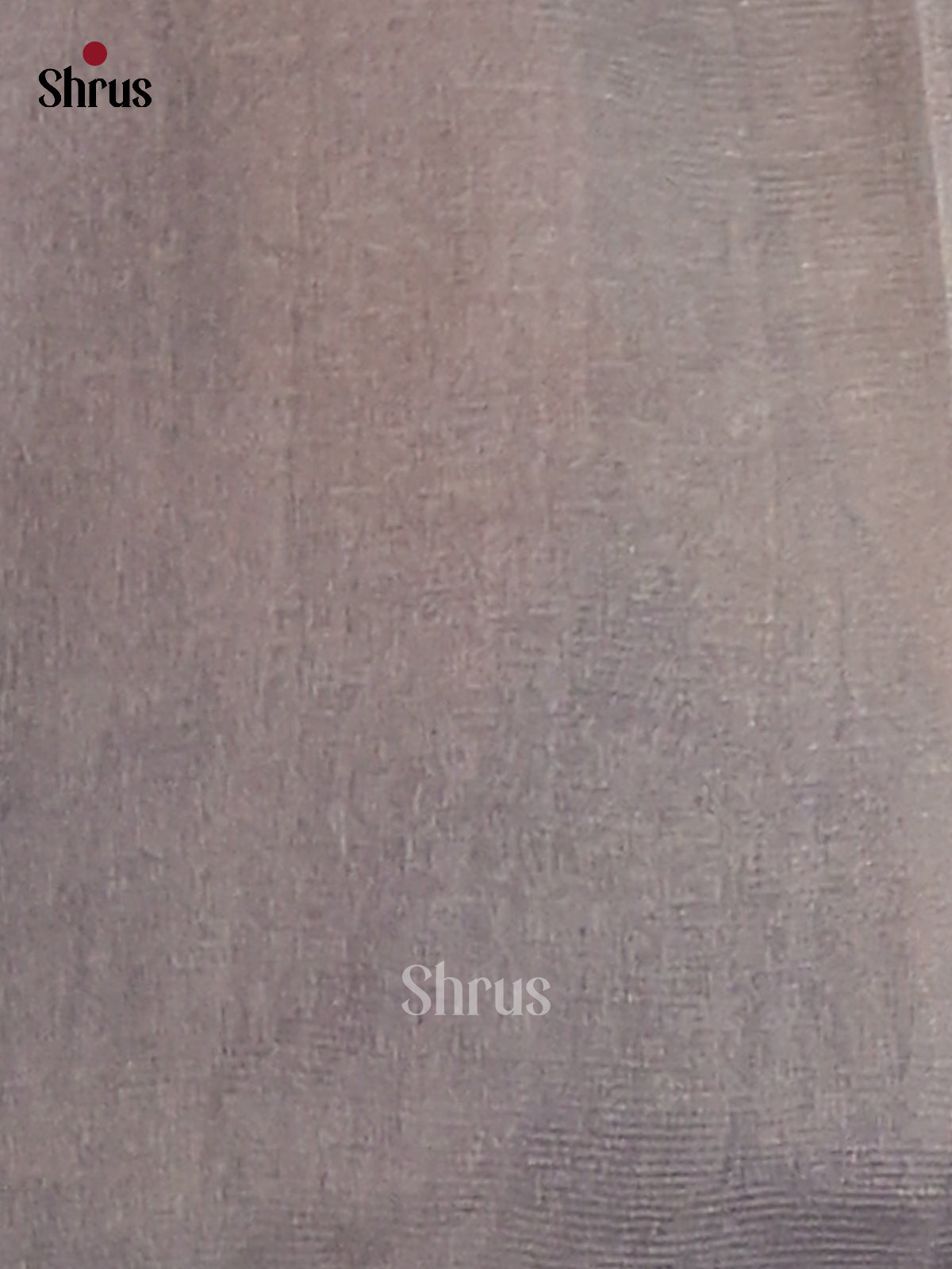 Grey & Blue - Semi Tissue Print Saree