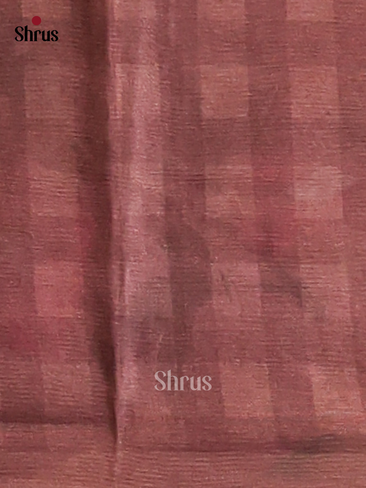 Lavender & Brown - Semi Tissue Print Saree