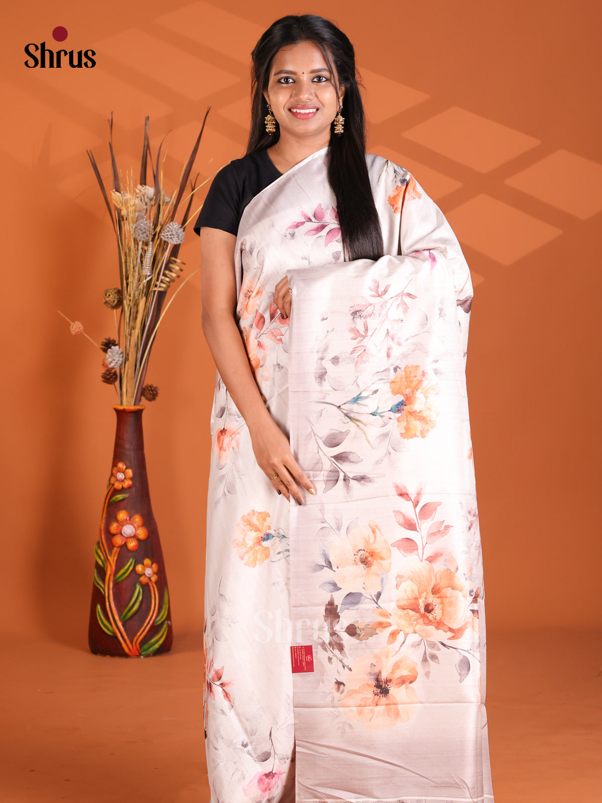 Mild Lavender - Semi Modal Saree