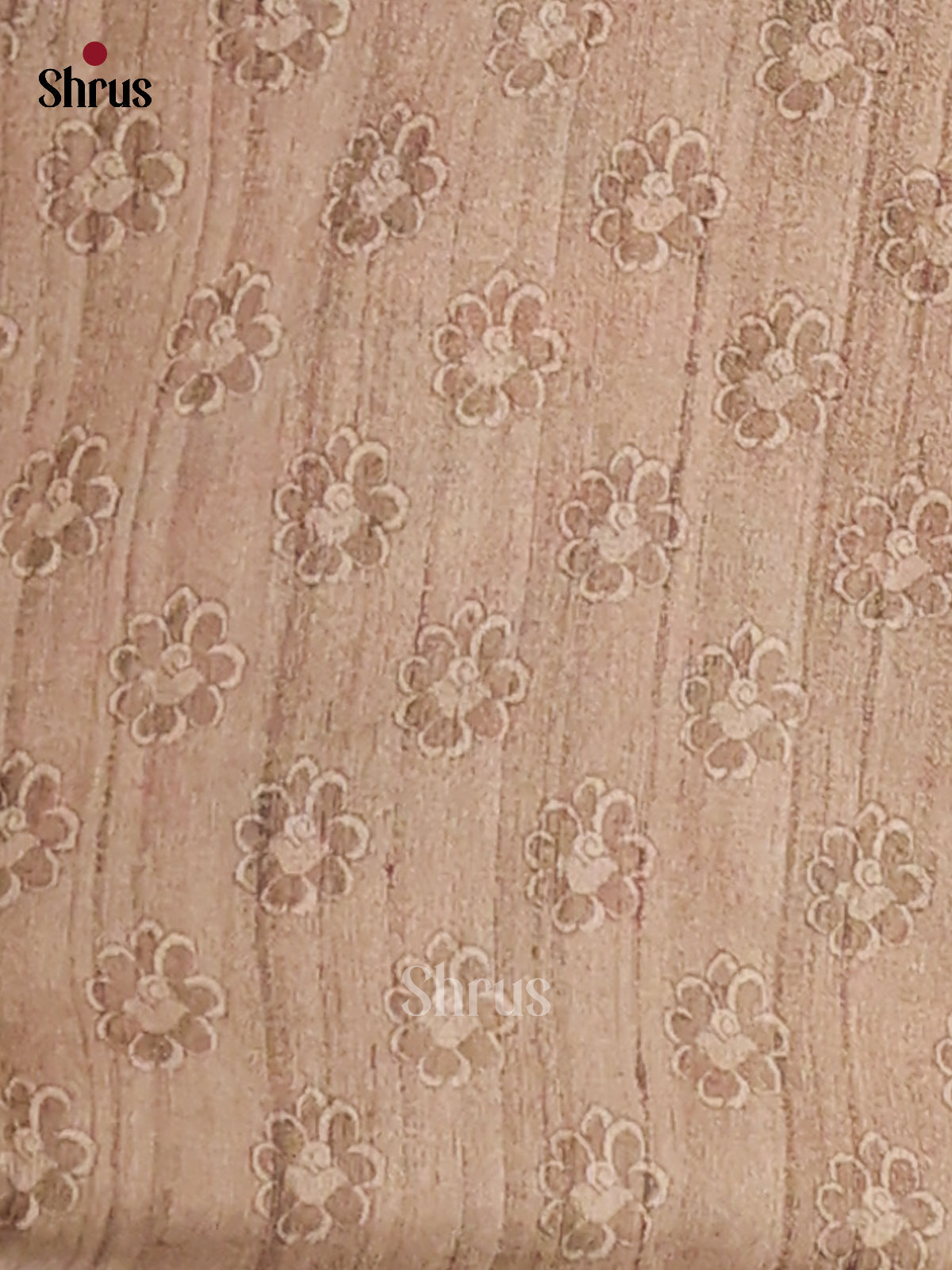 Pink & Grey - Semi Modal Saree