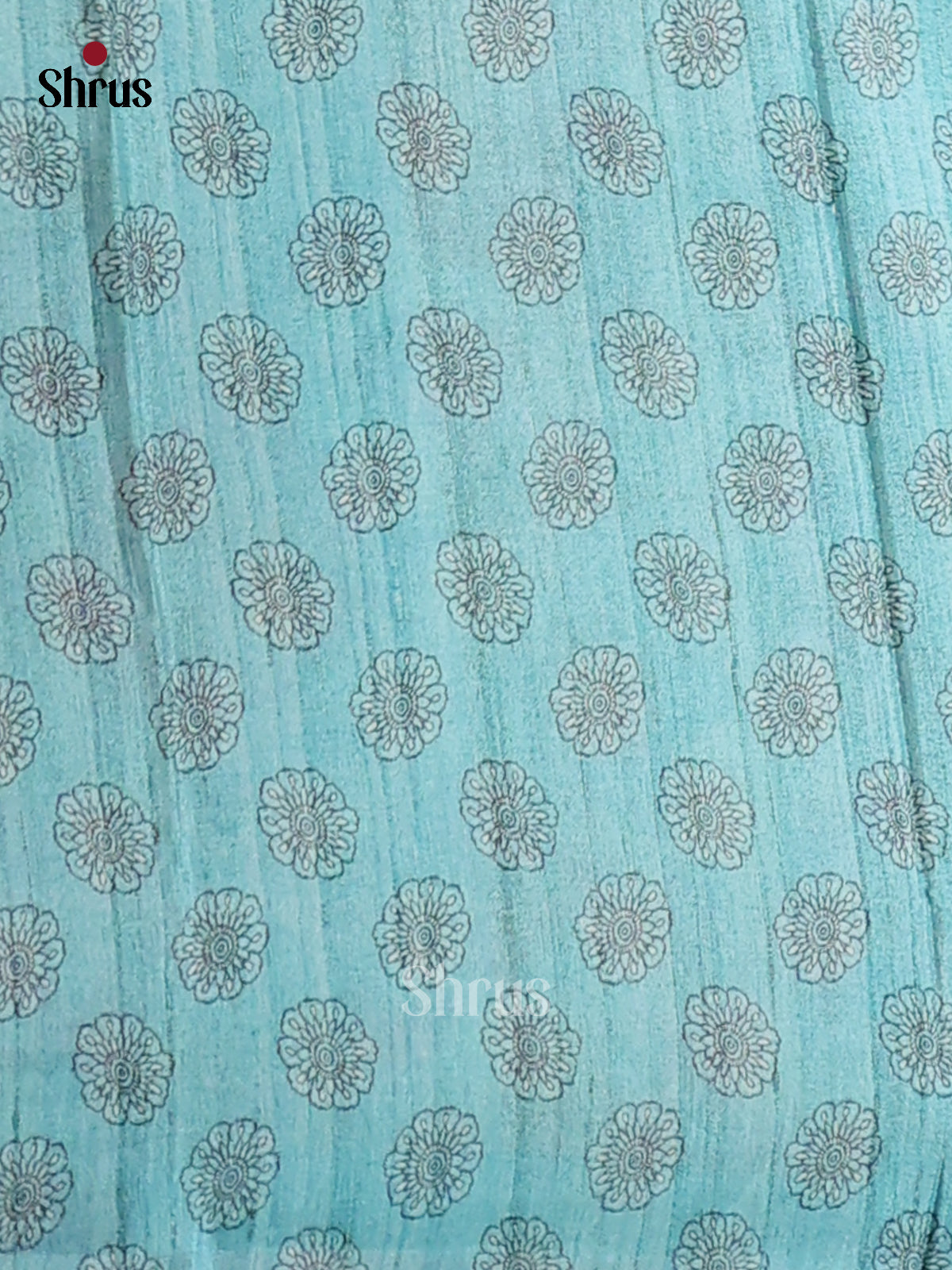 Pink & Blue - Semi Modal Saree