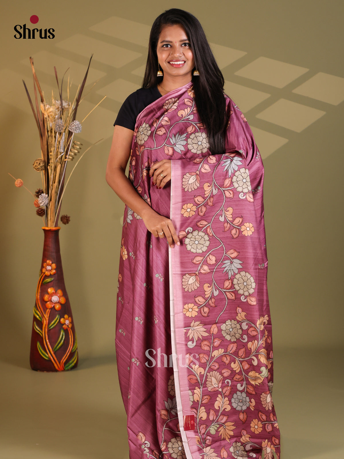 Purple - Semi Modal Saree