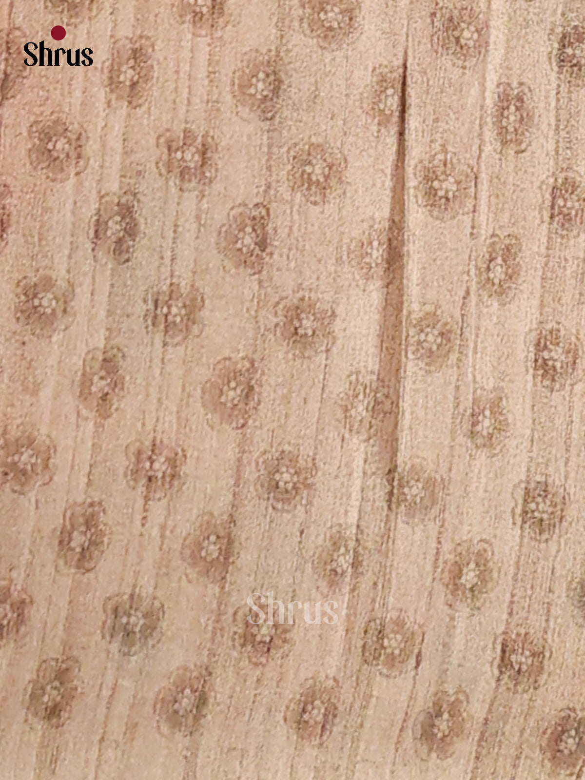 Pink & Cream - Semi Modal Saree