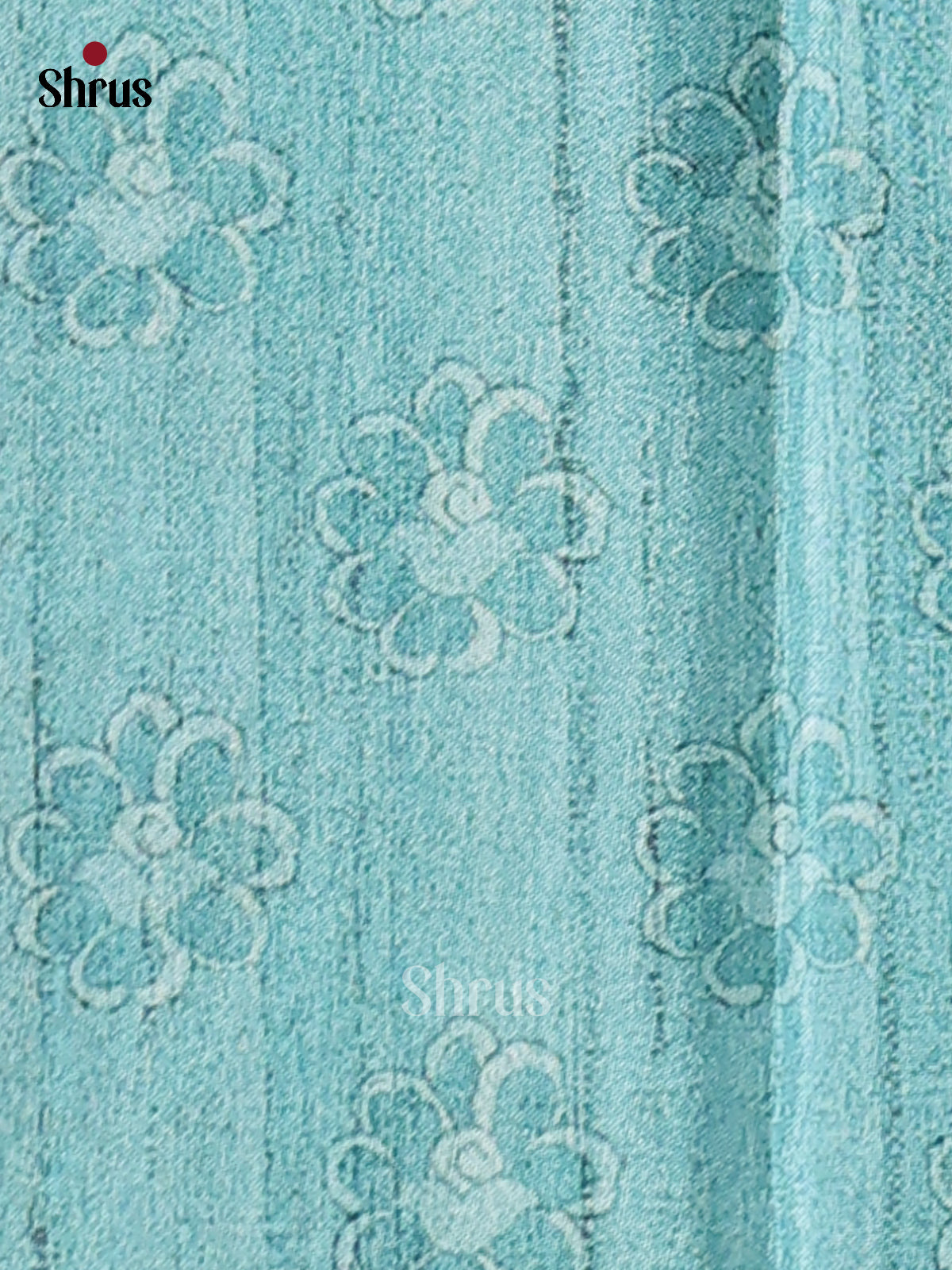 Pink & Teal - Semi Modal Saree