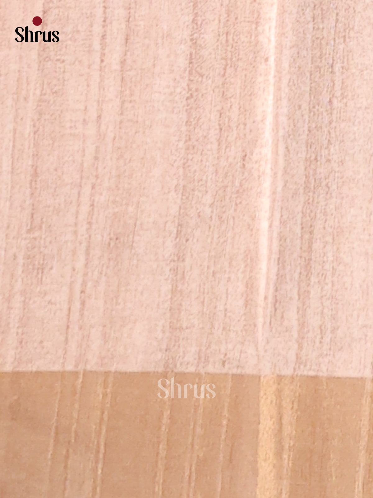 Cream - Semi Gicha Saree - Shop on Shrus.com