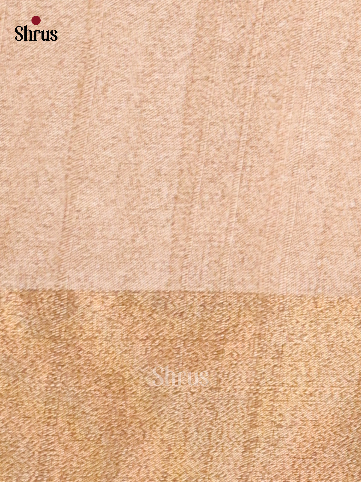 Cream- Semi Gicha Saree