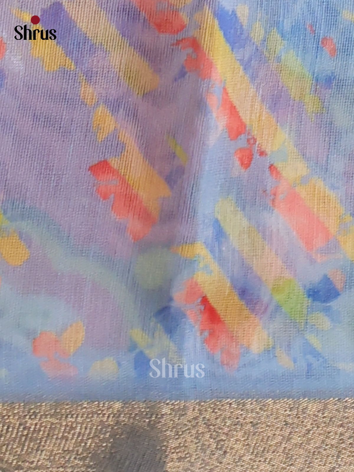 DFS18163 - Semi Maheshwari Print Saree