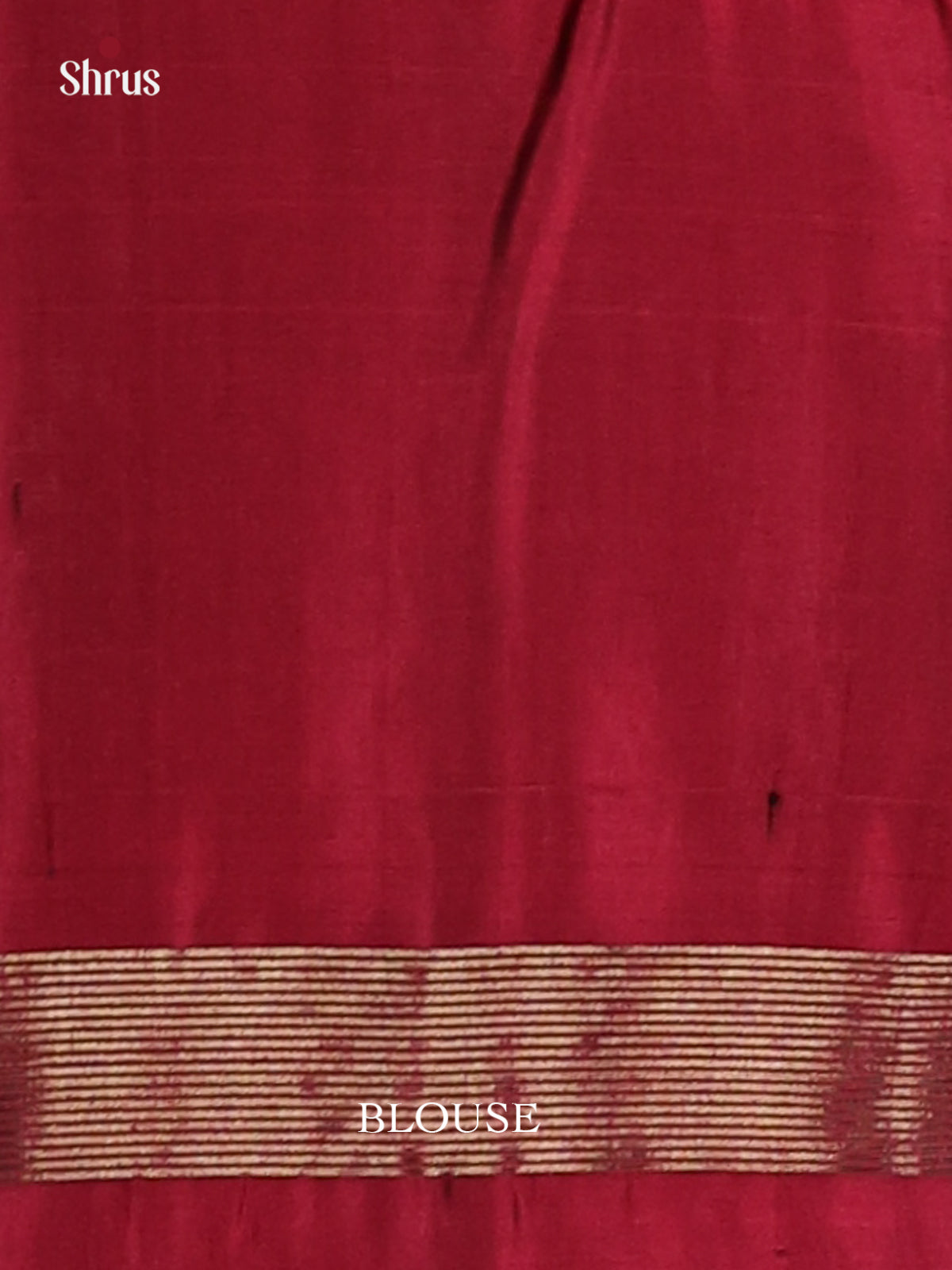 Dark Green & Maroon Soft Silk Saree with diagonal floral vines brocade-2