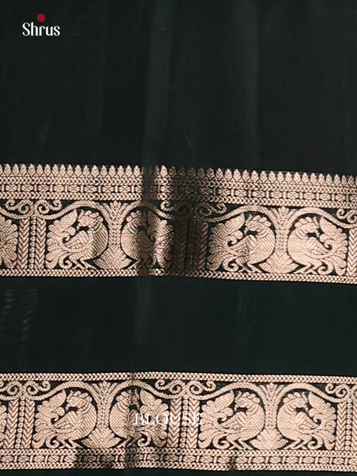 Rust and darrk Green Soft Silk (HR) Saree with intricately woven rettaipet border - Shop on Shrus.com
