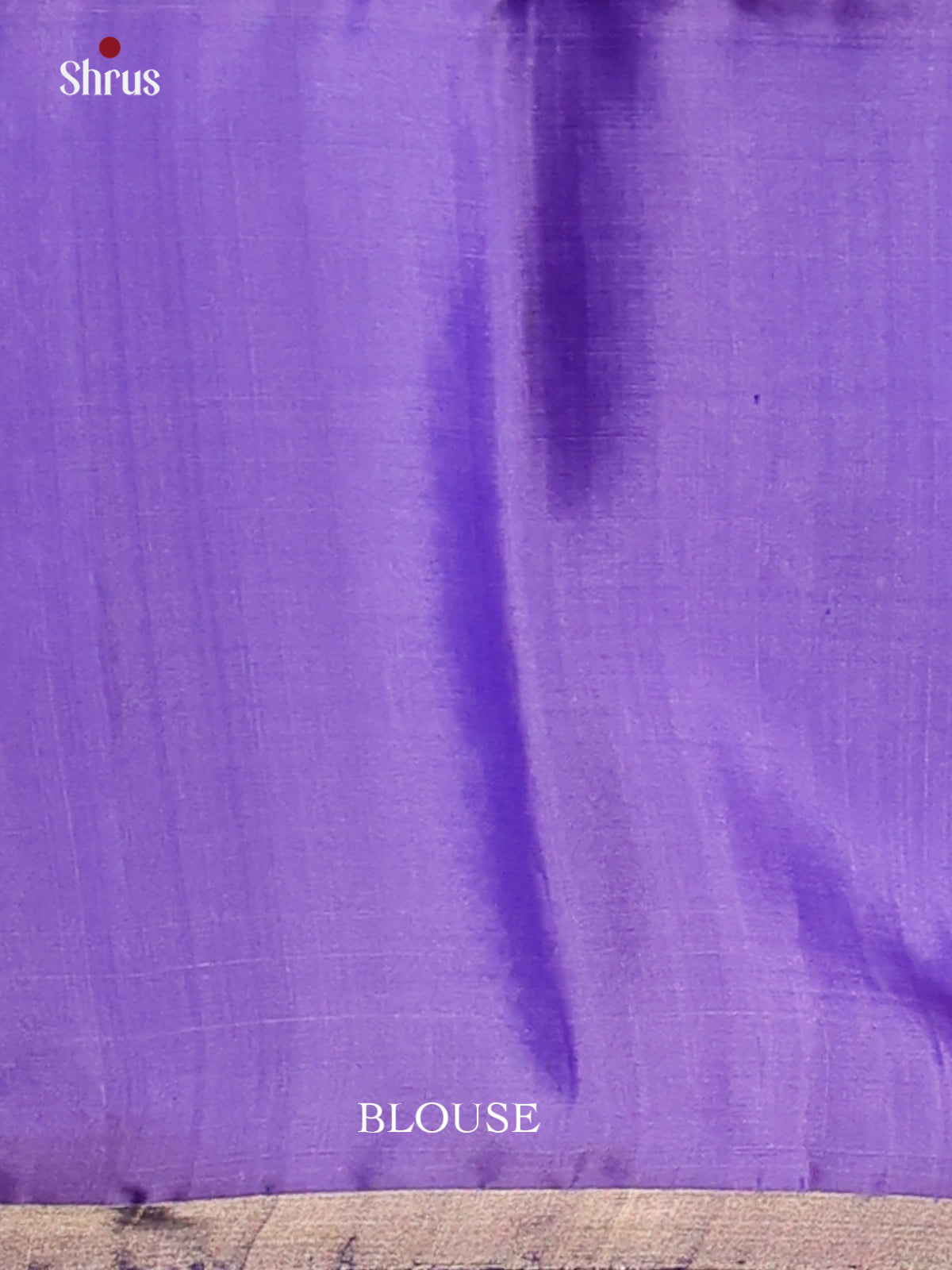 Purple Single tone Soft Silk Saree with zari floral buttas & brocade pallu-2