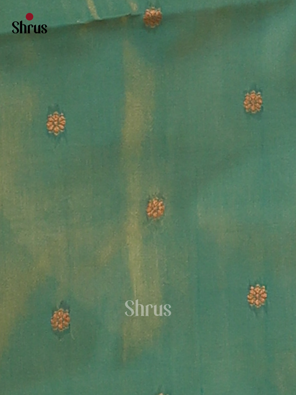Orange & Green- Semi Softsilk Saree - Shop on Shrus.com