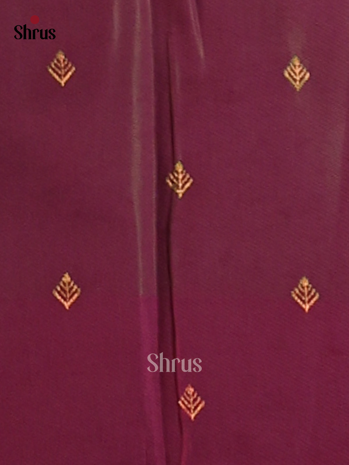 Green & Purple - Semi Softsilk Saree - Shop on Shrus.com