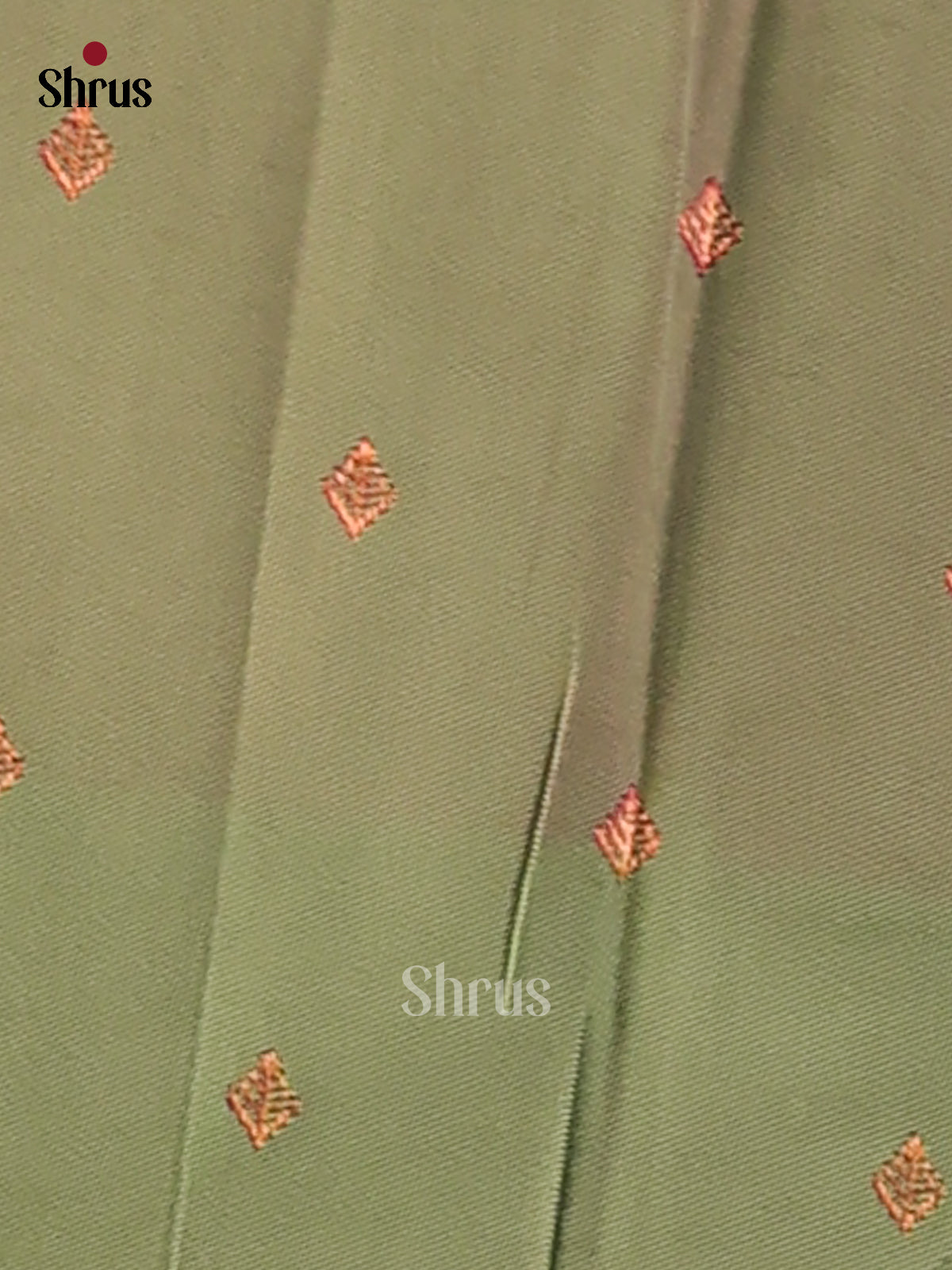 Pink & Green- Semi Softsilk Saree - Shop on Shrus.com