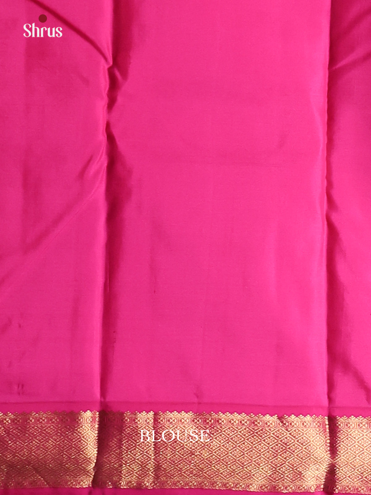 Green and Pink Kanchipuram silk (HR) Saree-2