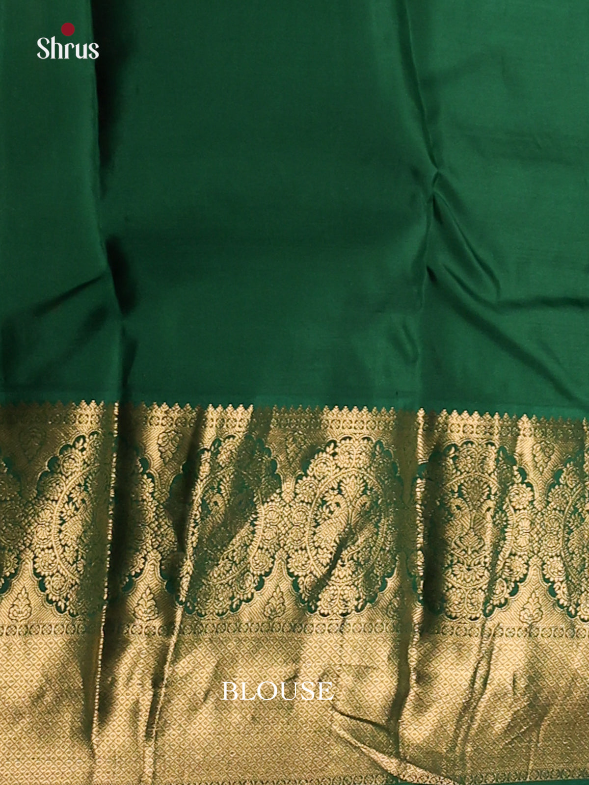 Orangish Pink and Green Kanchipuram silk (HR) Saree with peacock motifs zari border - Shop on Shrus.com