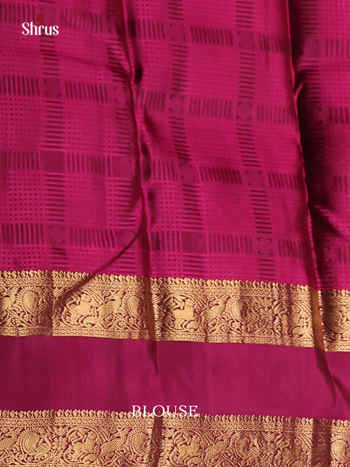 Mehandi Green and purple Kanchipuram silk (HR) Saree with rettaipet zari border