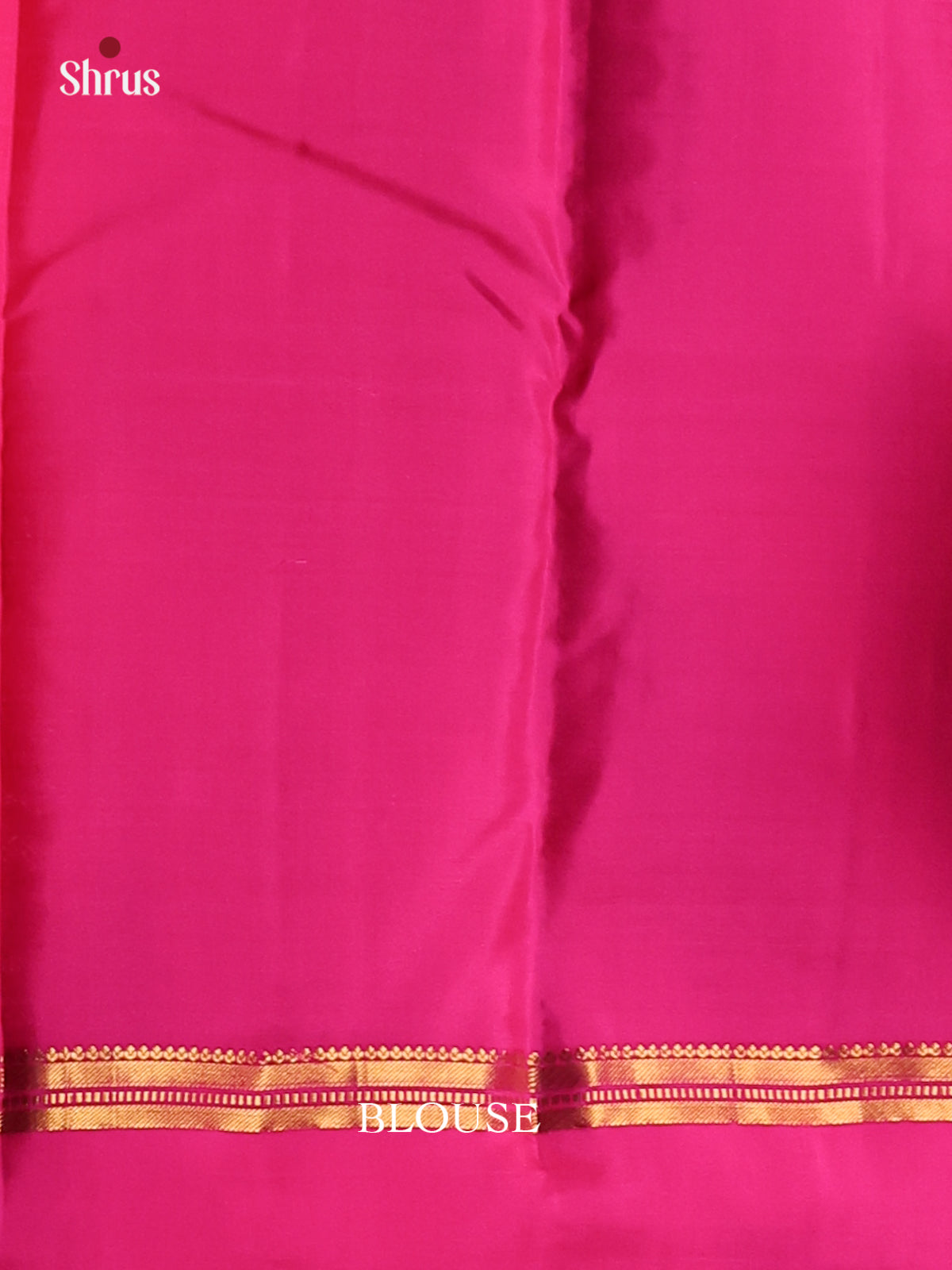 Orange and Pink Kanchipuram silk (HR) Saree gleams with gold zari floral buttas-2