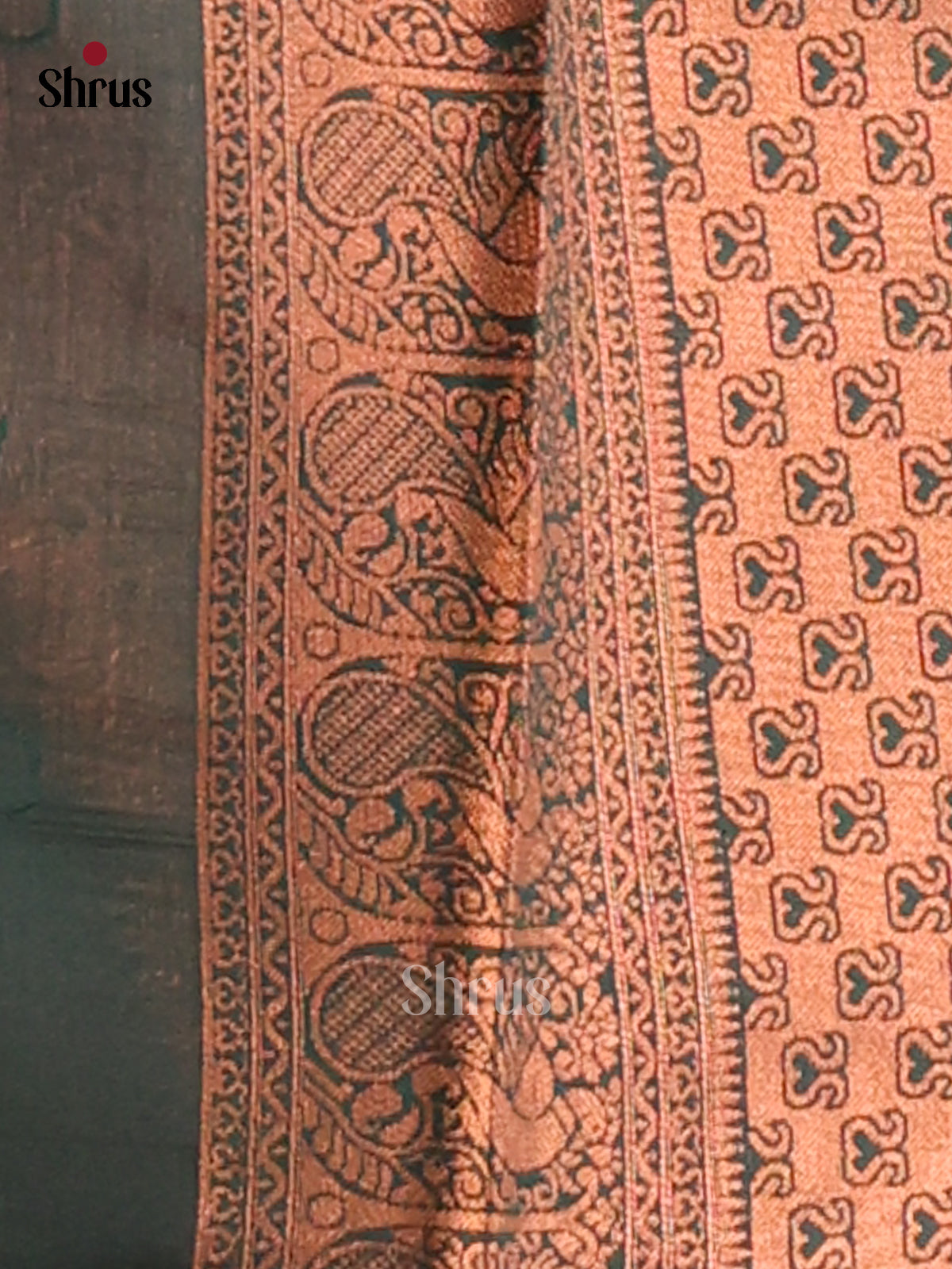 Pink & Green - Semi Softsilk Saree