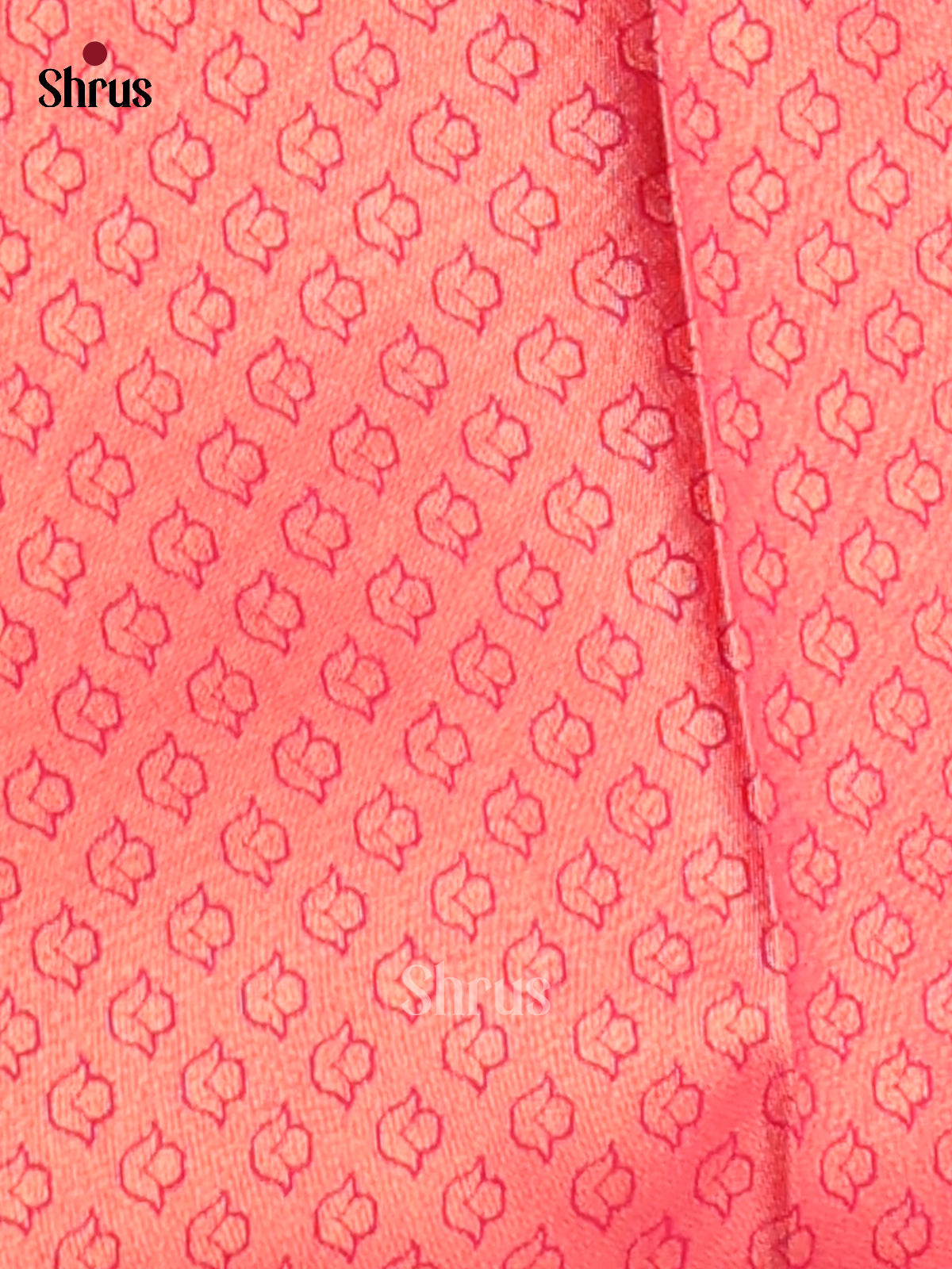Dark Lavender & Pink - Semi Softsilk Saree - Shop on Shrus.com