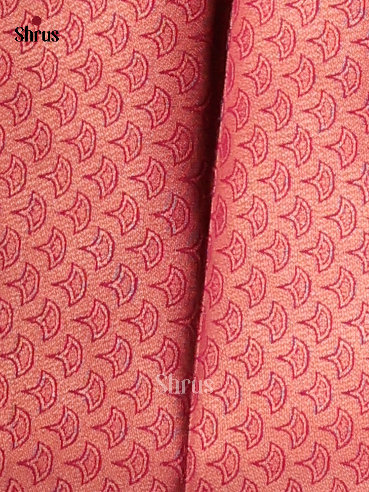 Pink & Maroon- Semi Softsilk Saree - Shop on Shrus.com