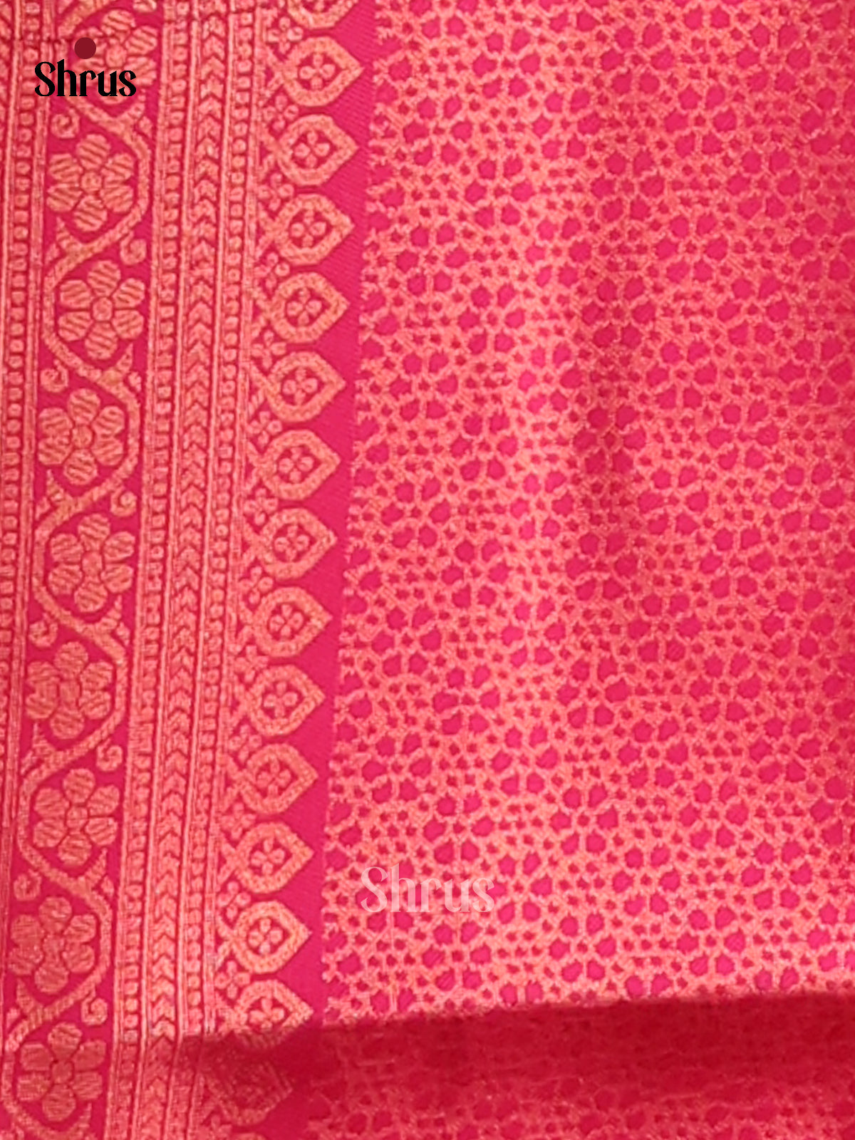 Brown & Maroon - Semi Softsilk Saree