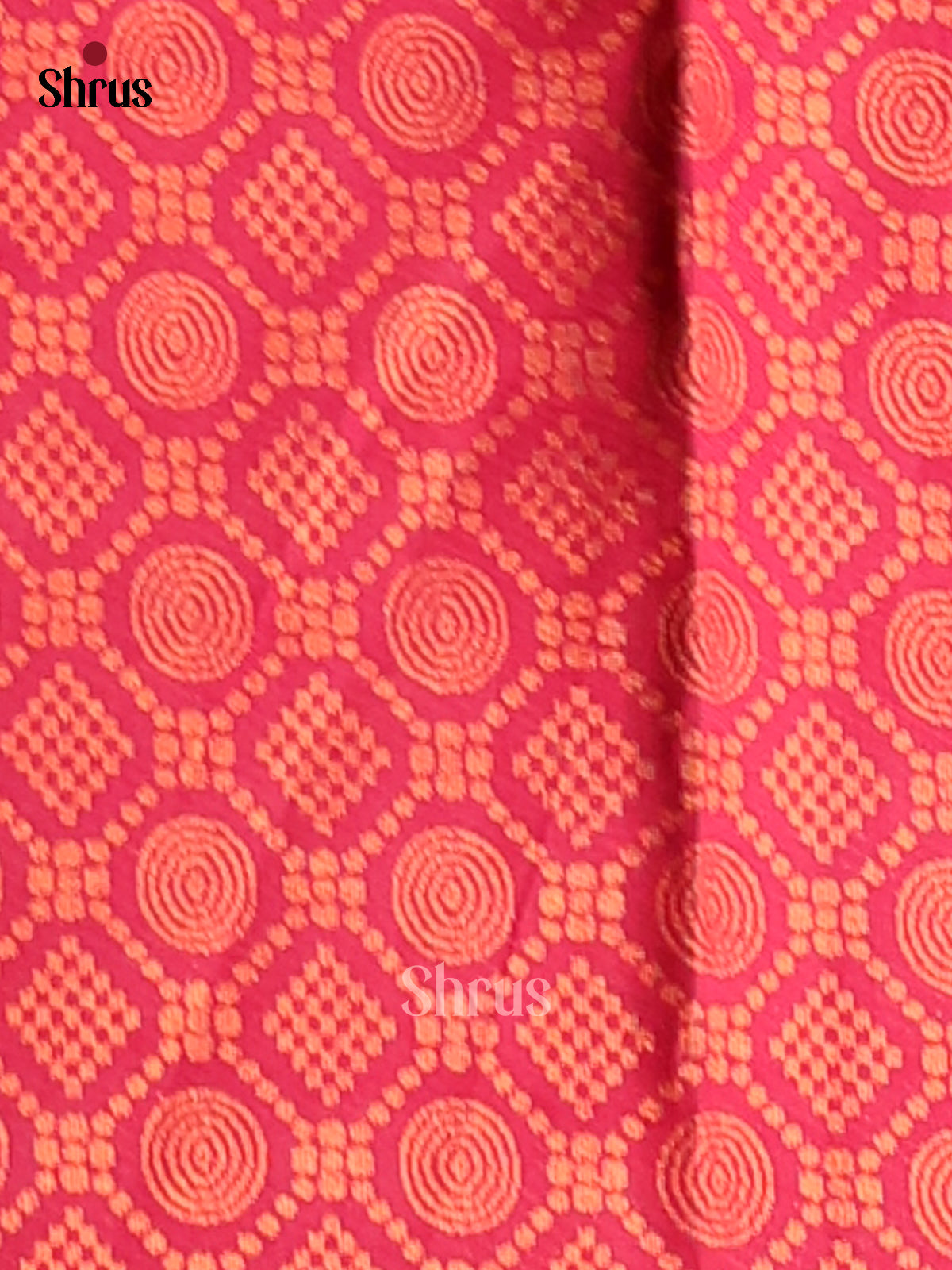 Dark Green & Maroon - Semi Softsilk Saree - Shop on Shrus.com