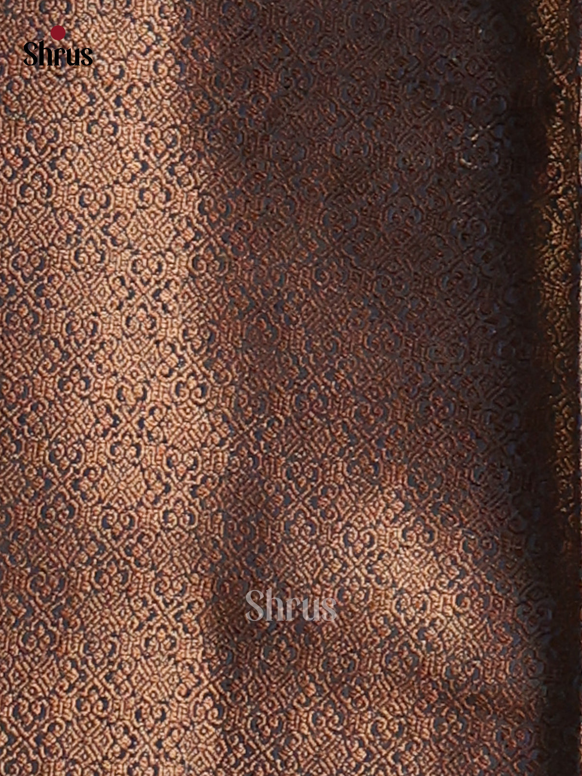 Blue -Semi Linen Printed Saree