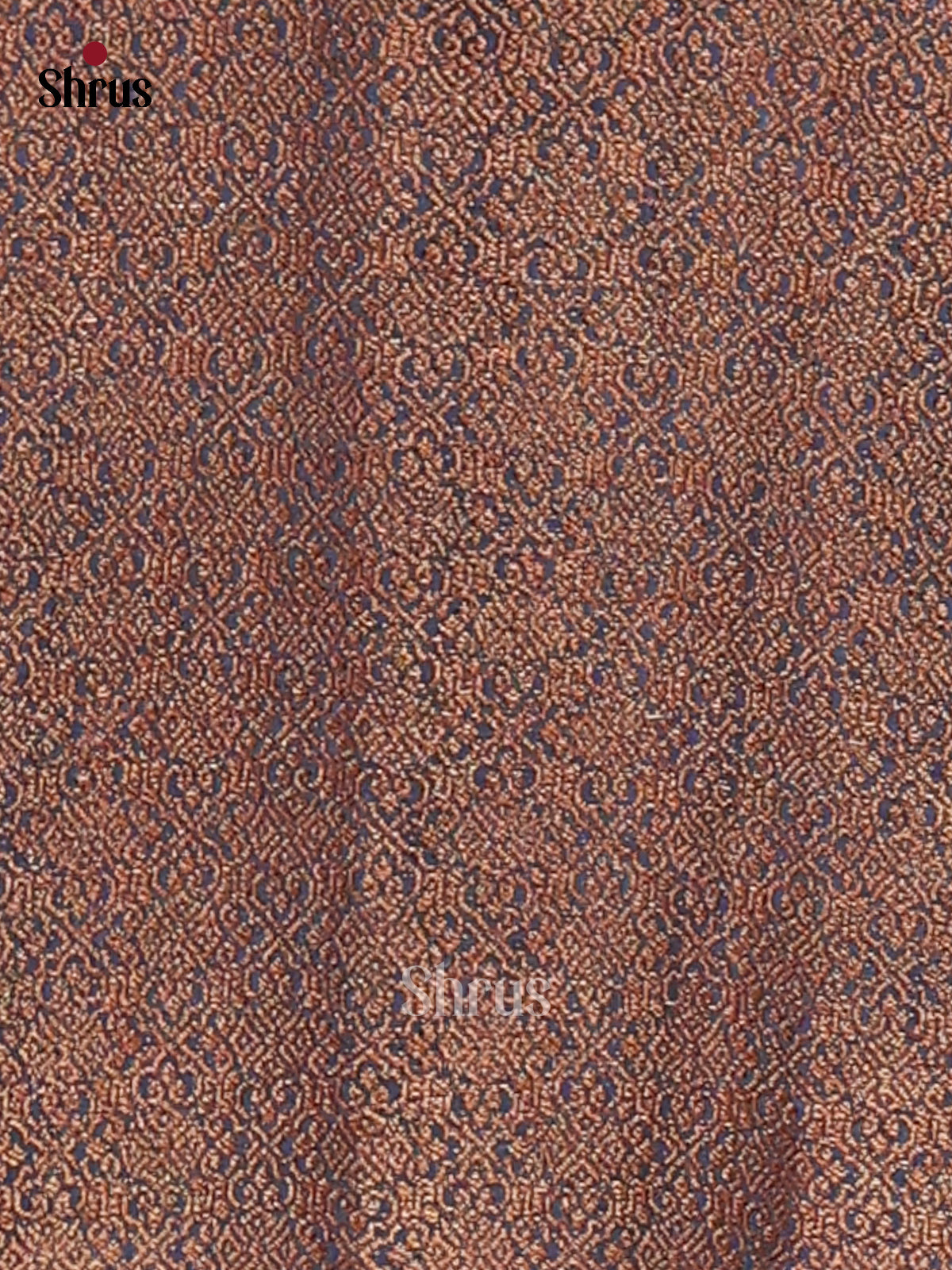 Blue - Semi Linen Printed Saree