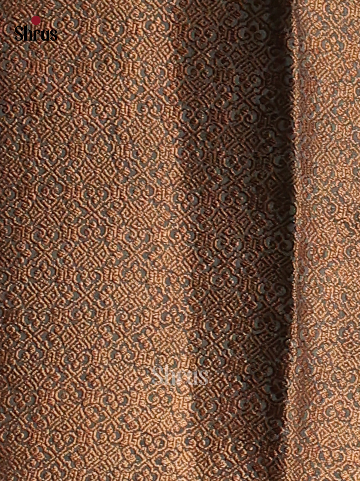 Peacock Green - Semi Linen Printed Saree - Shop on Shrus.com