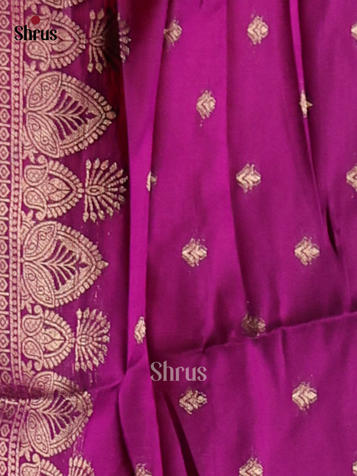 Purple(single Tone) - Semi Softsilk Saree
