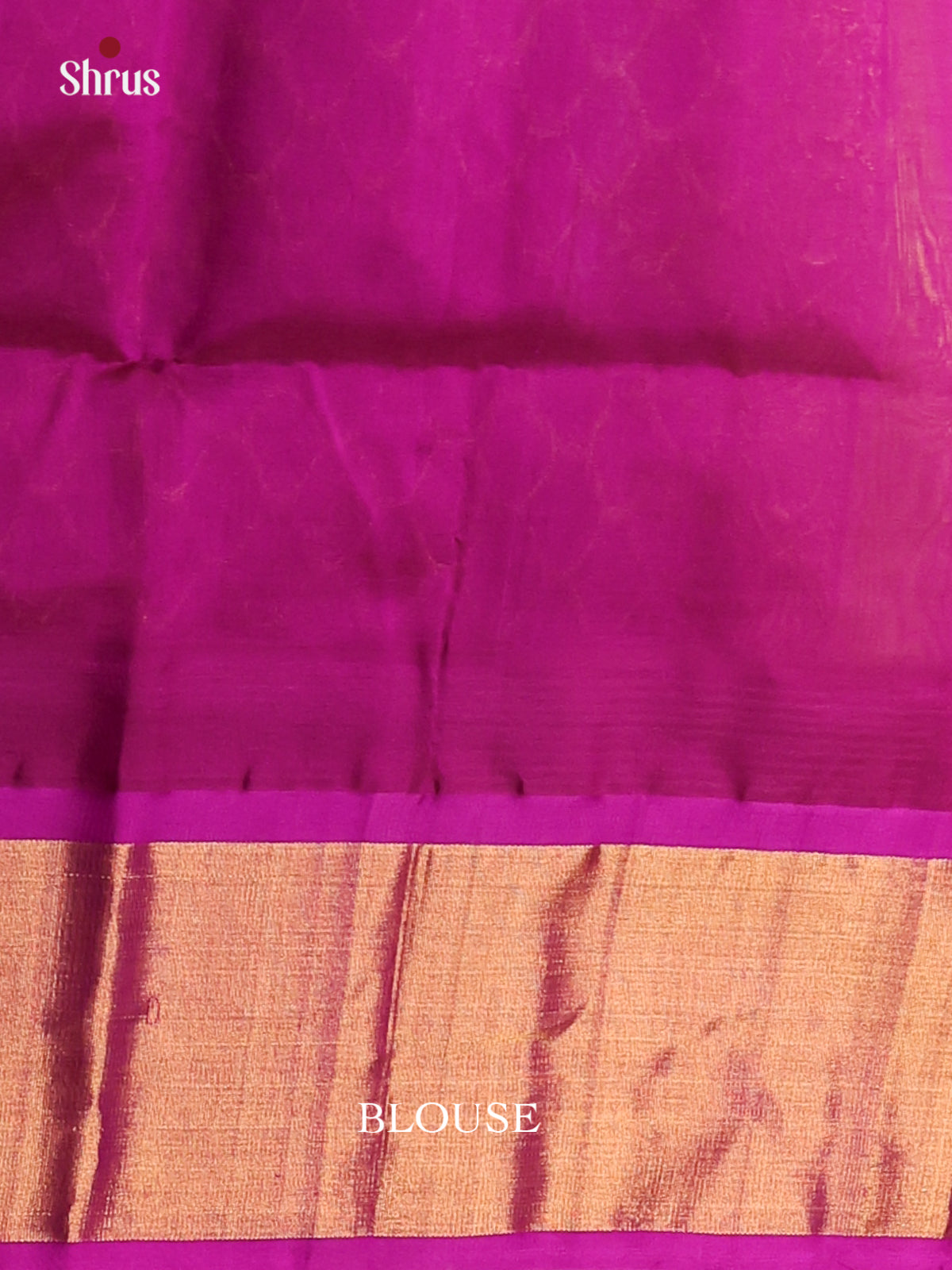 Yellow & Majenta Silk Cotton Saree with Kaddi zari border