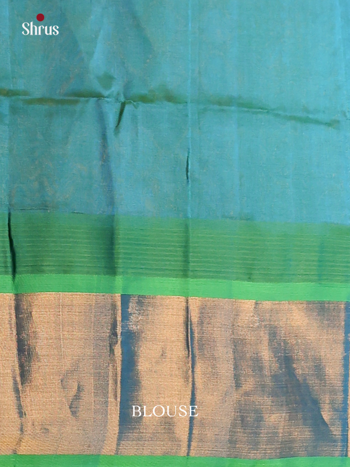 Luminous Yellow Silk Cotton Saree with teal kaddi zari boder - Shop on Shrus.com