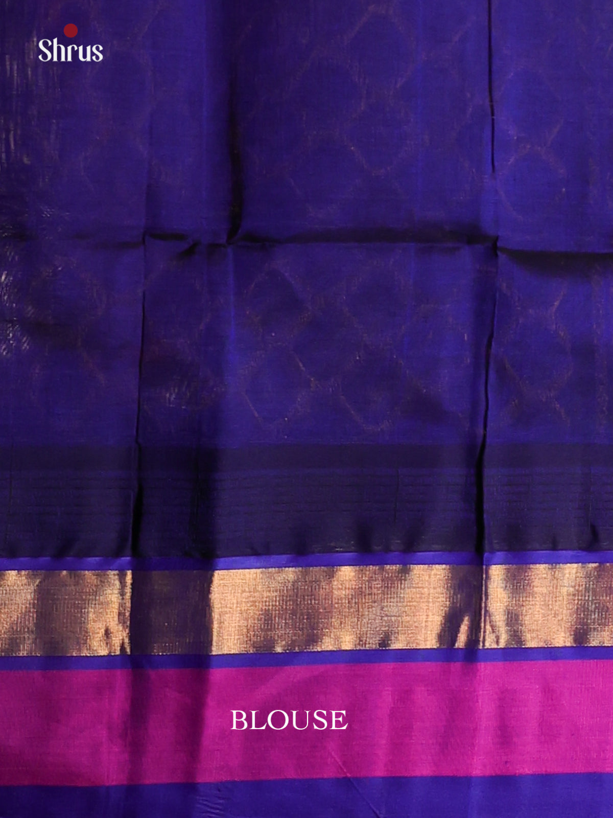 Green and Blue Silk Cotton Saree with temple border - Shop on Shrus.com