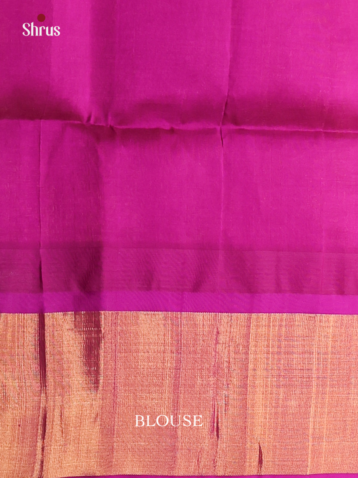 Peach and Majenta Silk Cotton Saree with - Shop on Shrus.com