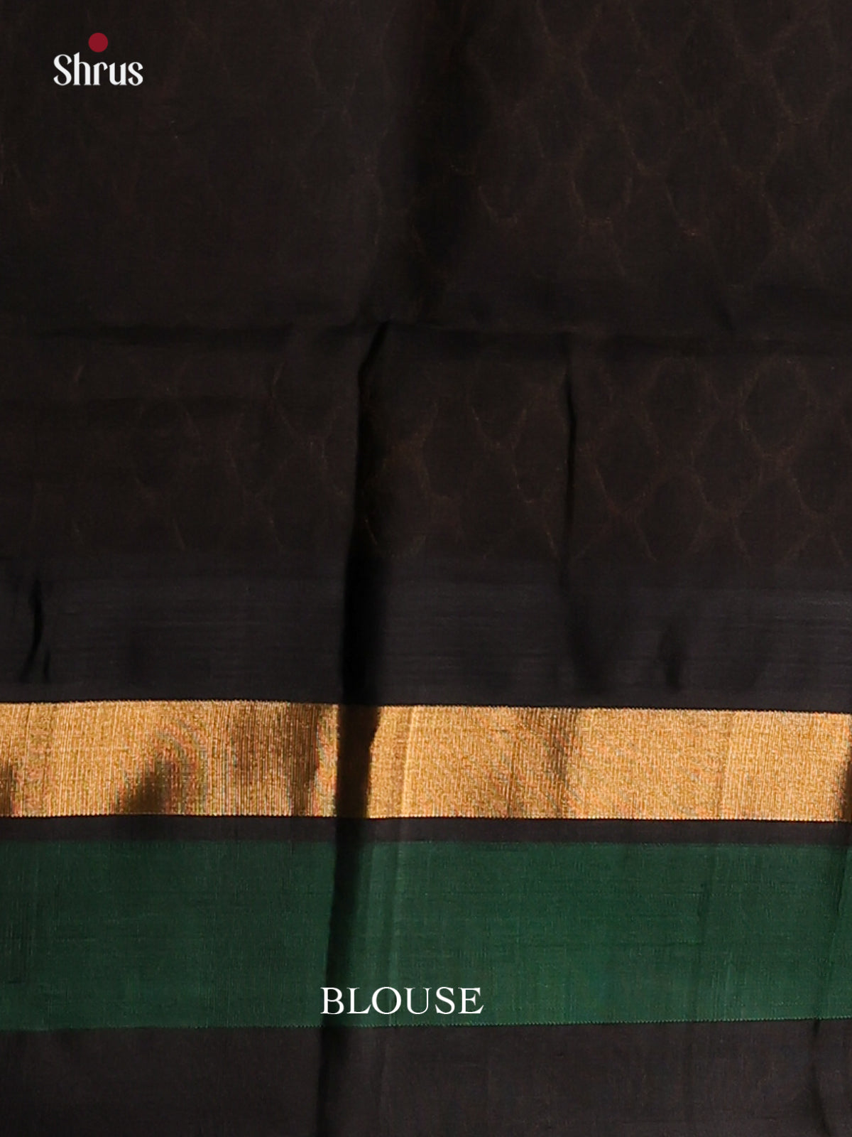 Yellow and Black Silk Cotton Saree with temple border - Shop on Shrus.com