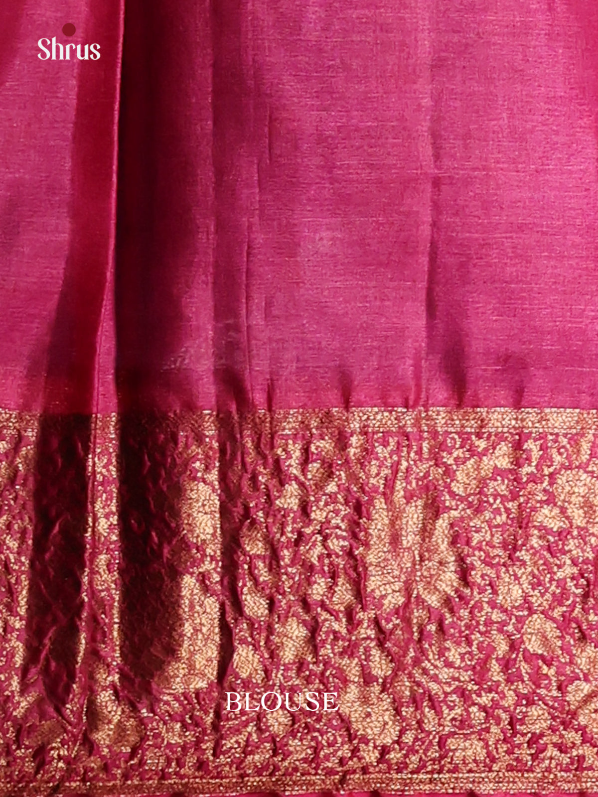 Blue & Purple - Tussar Saree-1