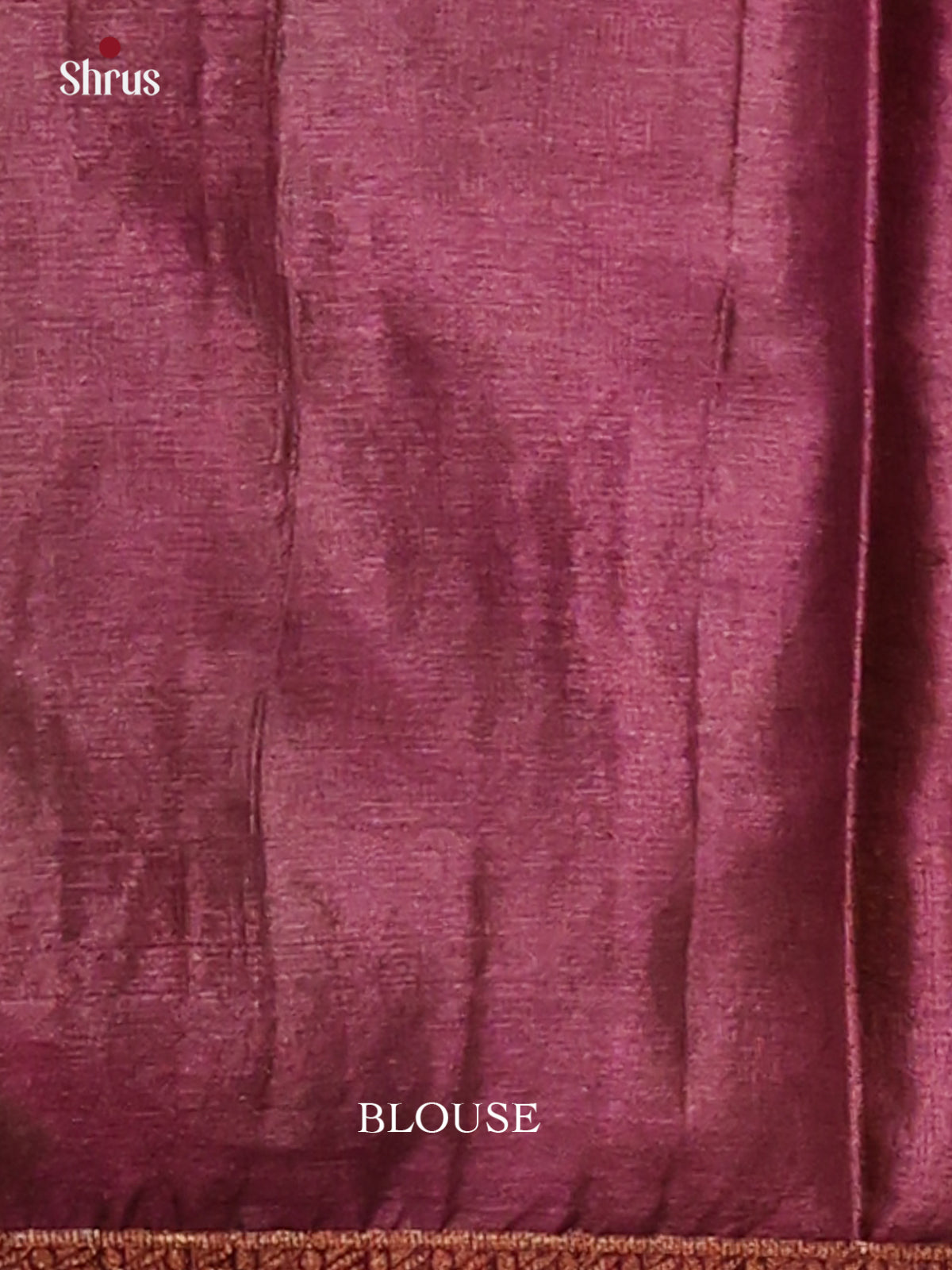 Leaf Green & Maroon - Tussar Saree - Shop on Shrus.com