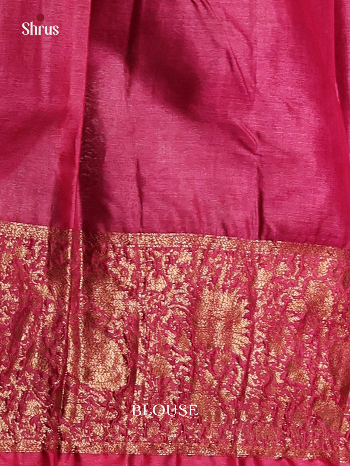 Black & Maroon - Tussar Saree
