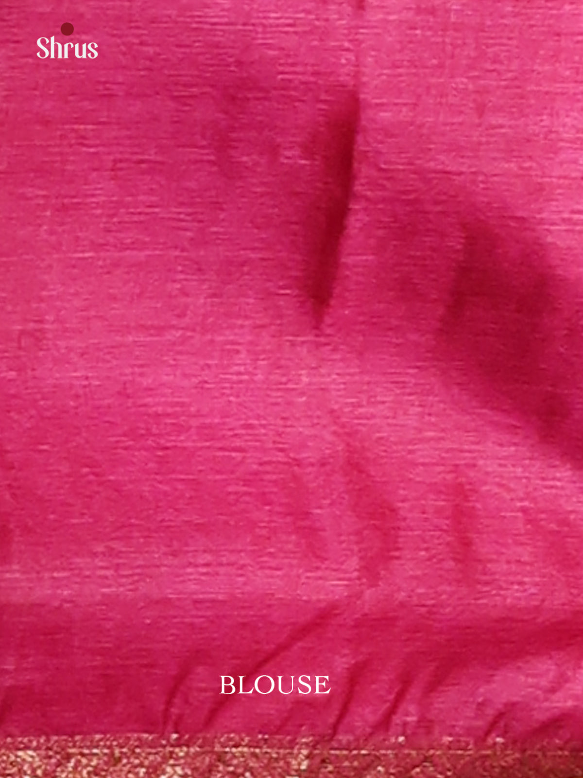 Blue & Pink - Tussar Saree-1