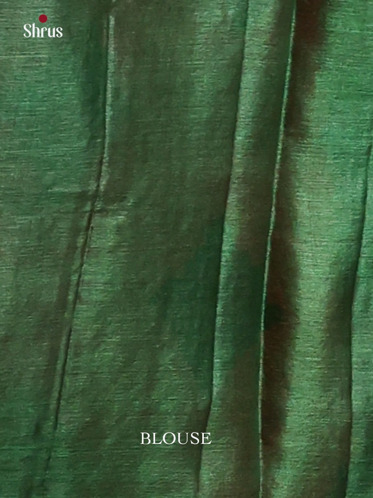 Red & Green - Tussar Saree-1