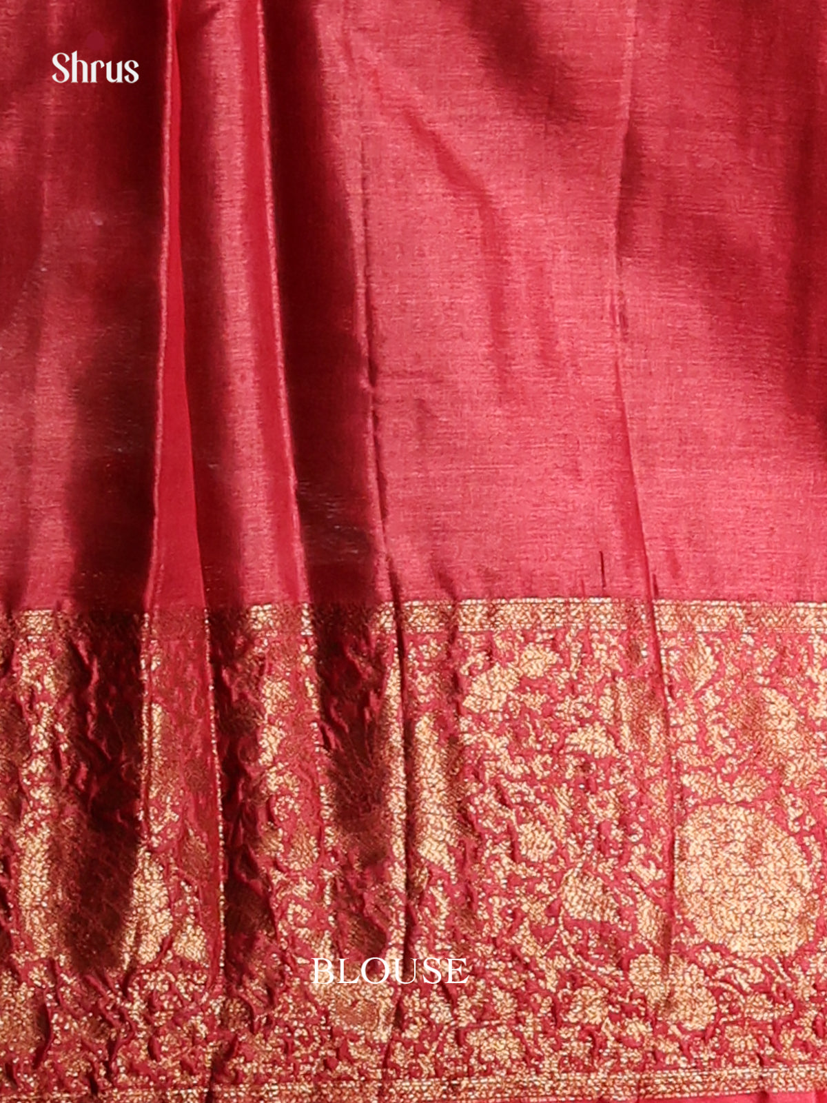 Green & Maroon - Tussar Saree-1