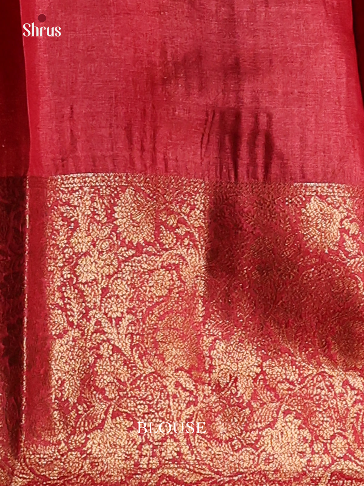 Green & Maroon - Tussar Saree-1