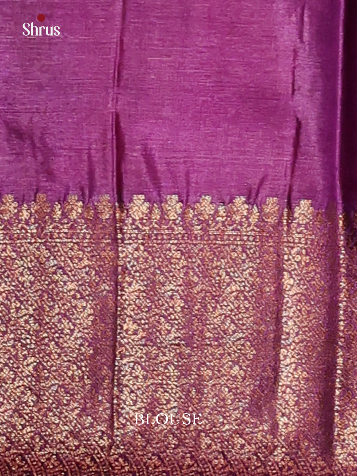 Pink & Violet - Tussar Saree-1