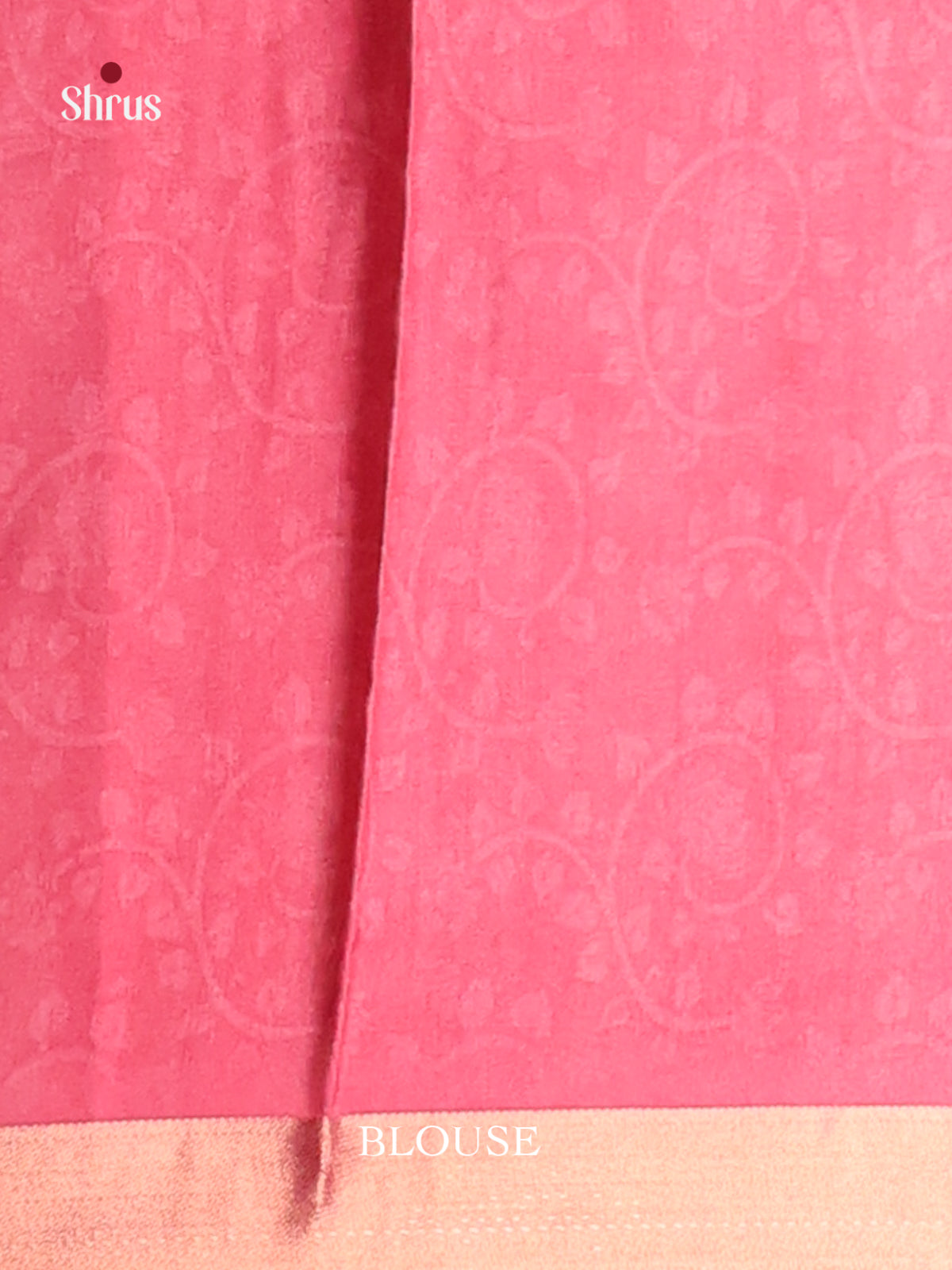 Pink & Grey- Semi matka Saree