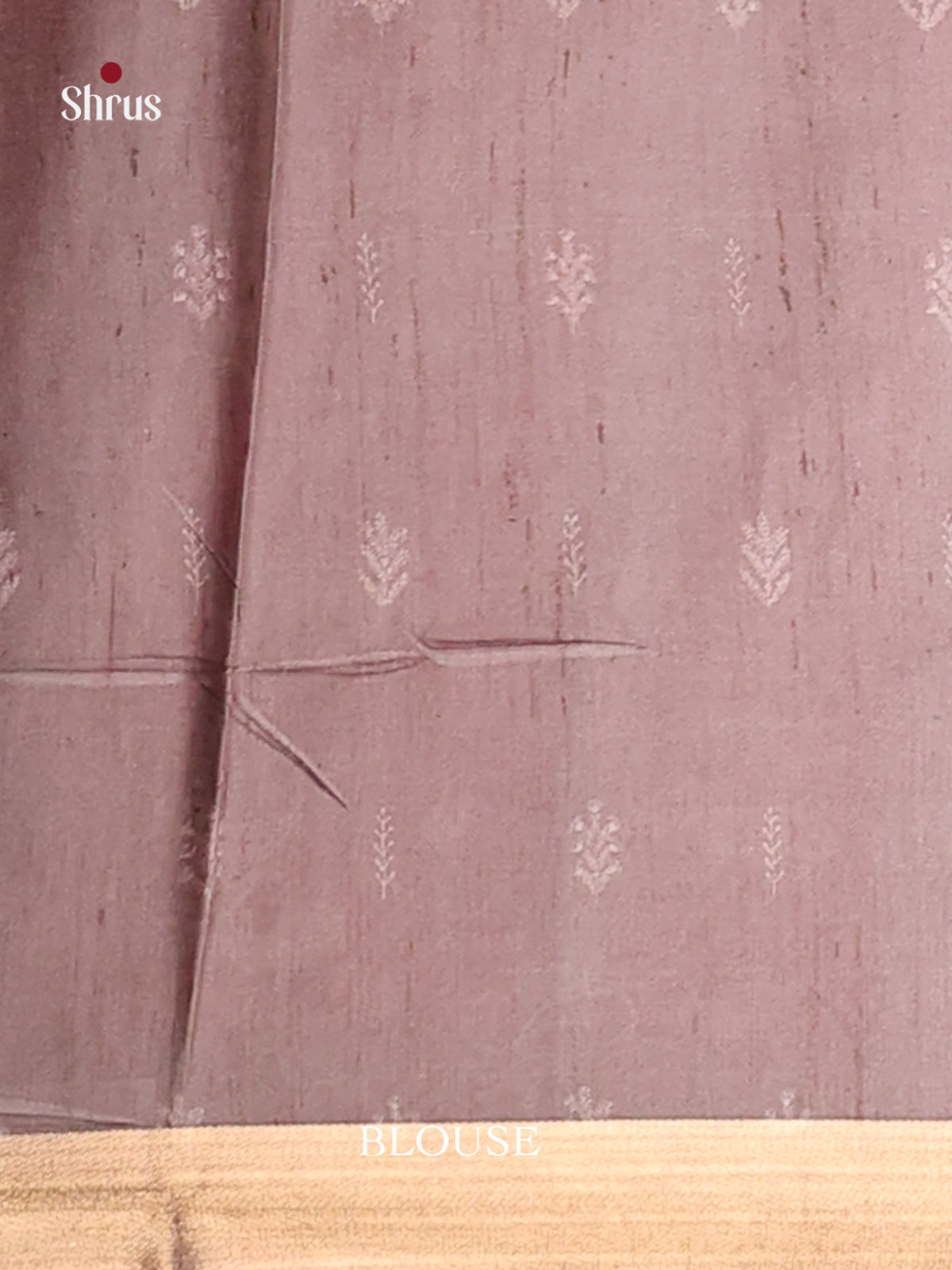 Grey & Red - Semi matka Saree