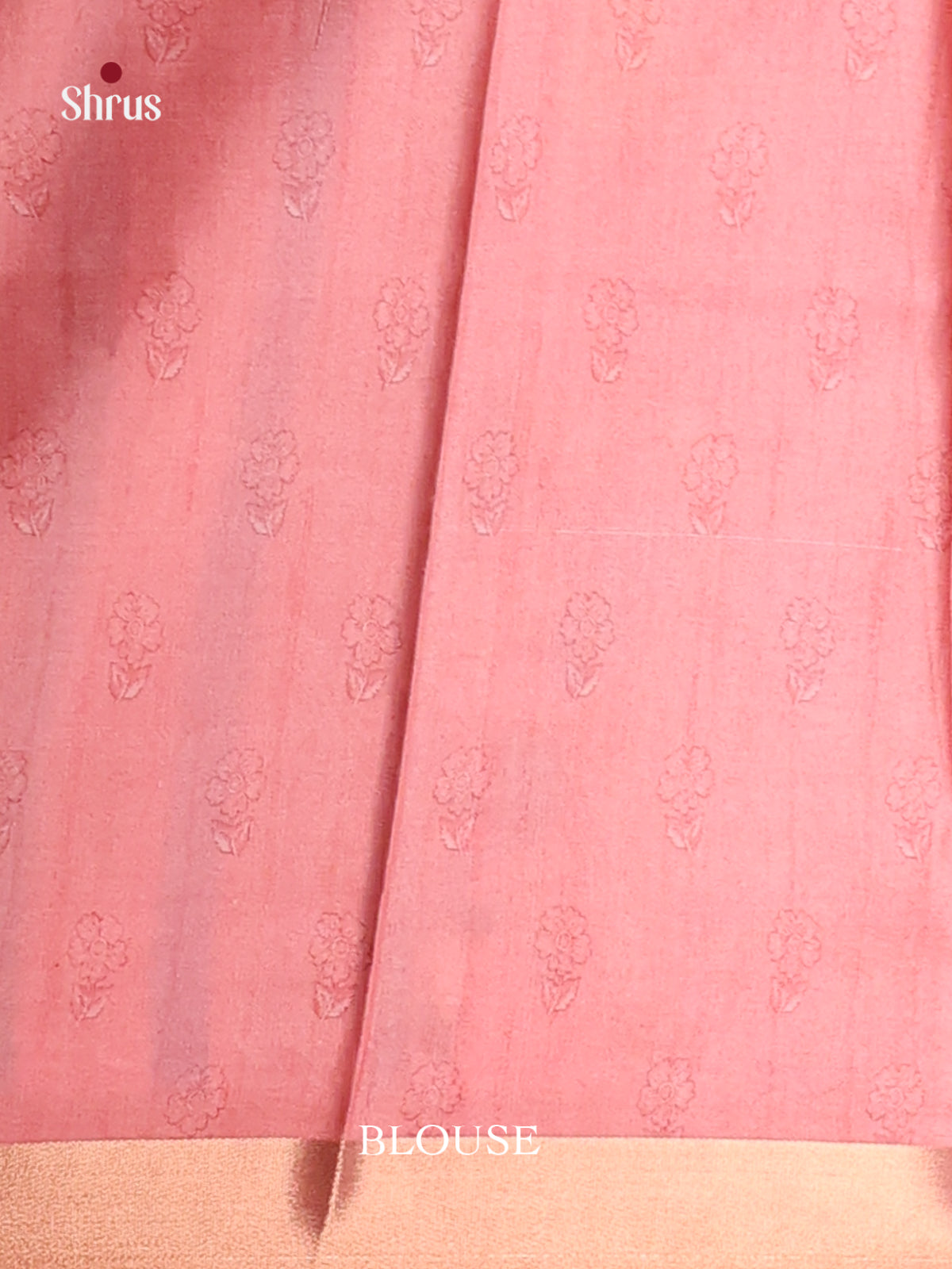 Pink - Semi matka Saree