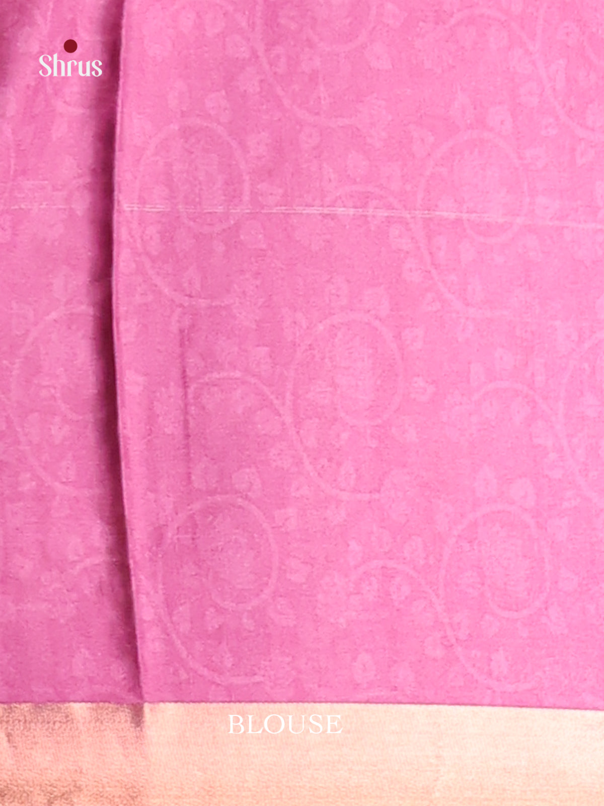 Green & Pink - Semi matka Saree